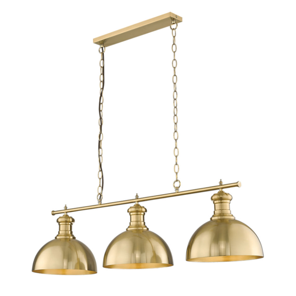 Pendant Gold Light 3 x 40W ES