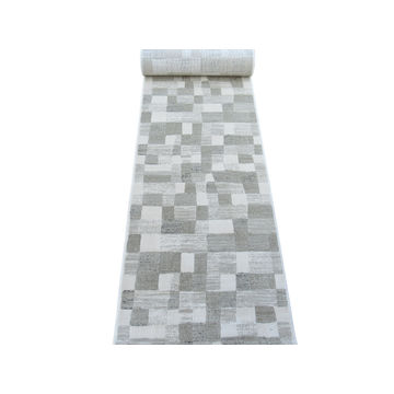 BK Carpets & Rugs -  Modern Passage Runner Rug –  80cm x 4m -Taupe, Beige & Cream