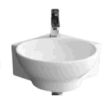 Counter top Ceramic Basin / table top Corner White - Lily