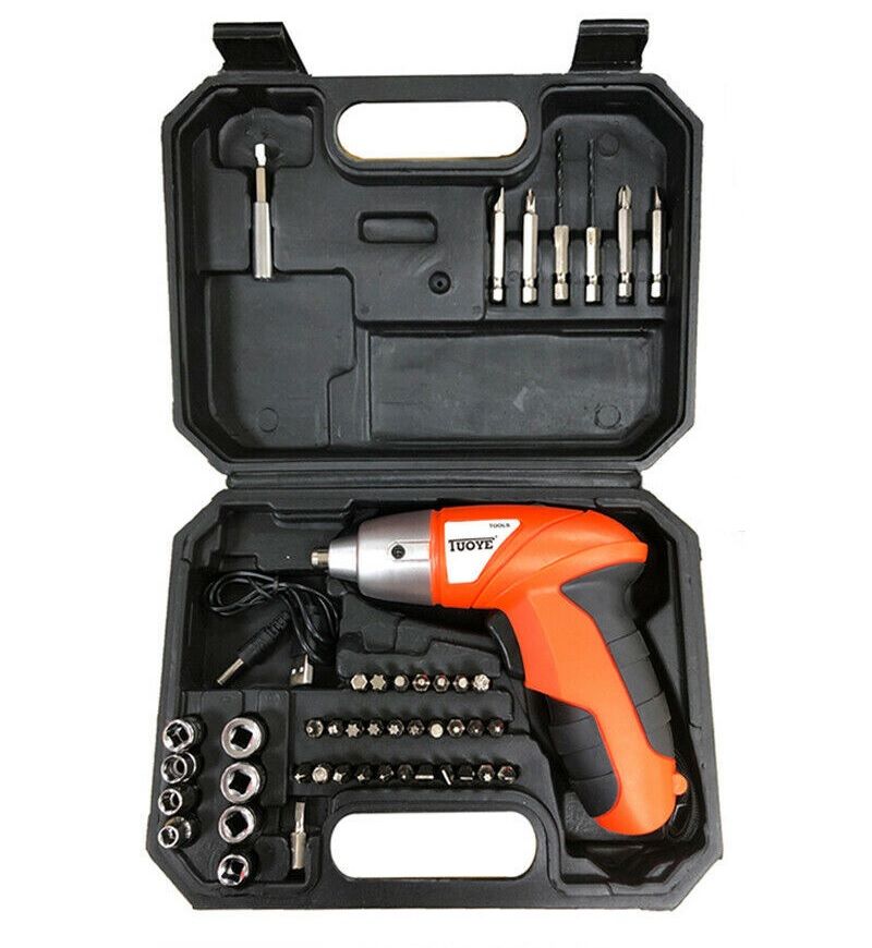 Drill and electric screwdriver set hot sale