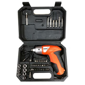 45-Piece Cordless Electric Screwdriver Set