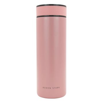 Boden Stark 650ml Travel Flask - Pastel Pink