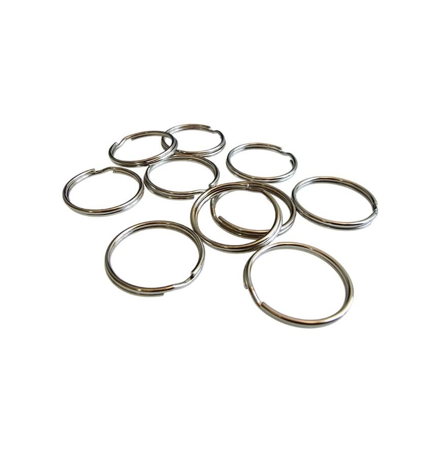 Key Rings / Split Rings 1.25mm x 19mm - 100/Pack