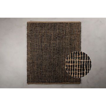 Glow Rug Medium 160x230cm – Jute & Leather Design
