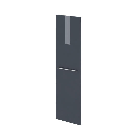 Wall hung cabinet door SENSEA Remix grey 45x173x1,8cm