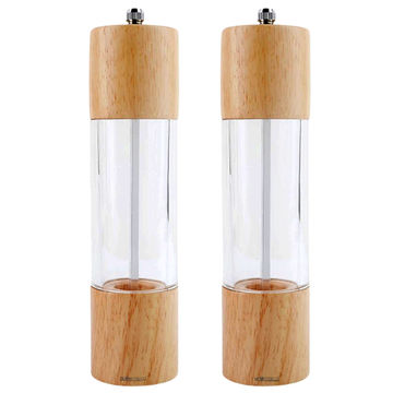 Acrylic Salt And Pepper Manual Grinder - 2Pcs Set