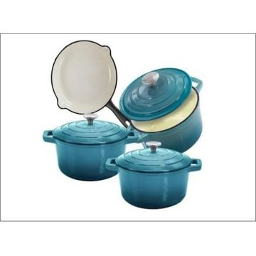 SMTE GG123 Non-Stick Coated Cast Iron Cookware Set (7 - Piece)