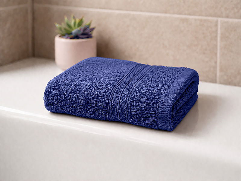 Plush 450GSM Face Cloths - 030x030cms - Estate Blue(1pc Pack)