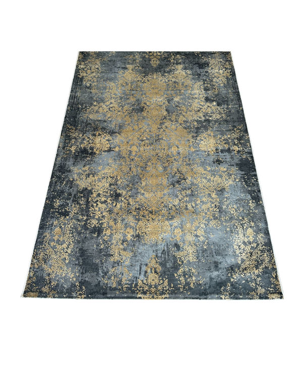 BAROCCO 20972A Dark GREY SHRL/Yellow 200x290cm Area Rug