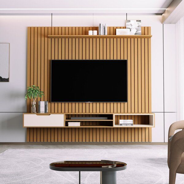 Tucumã 2.3 Nature/pearl Rippled TV Panel