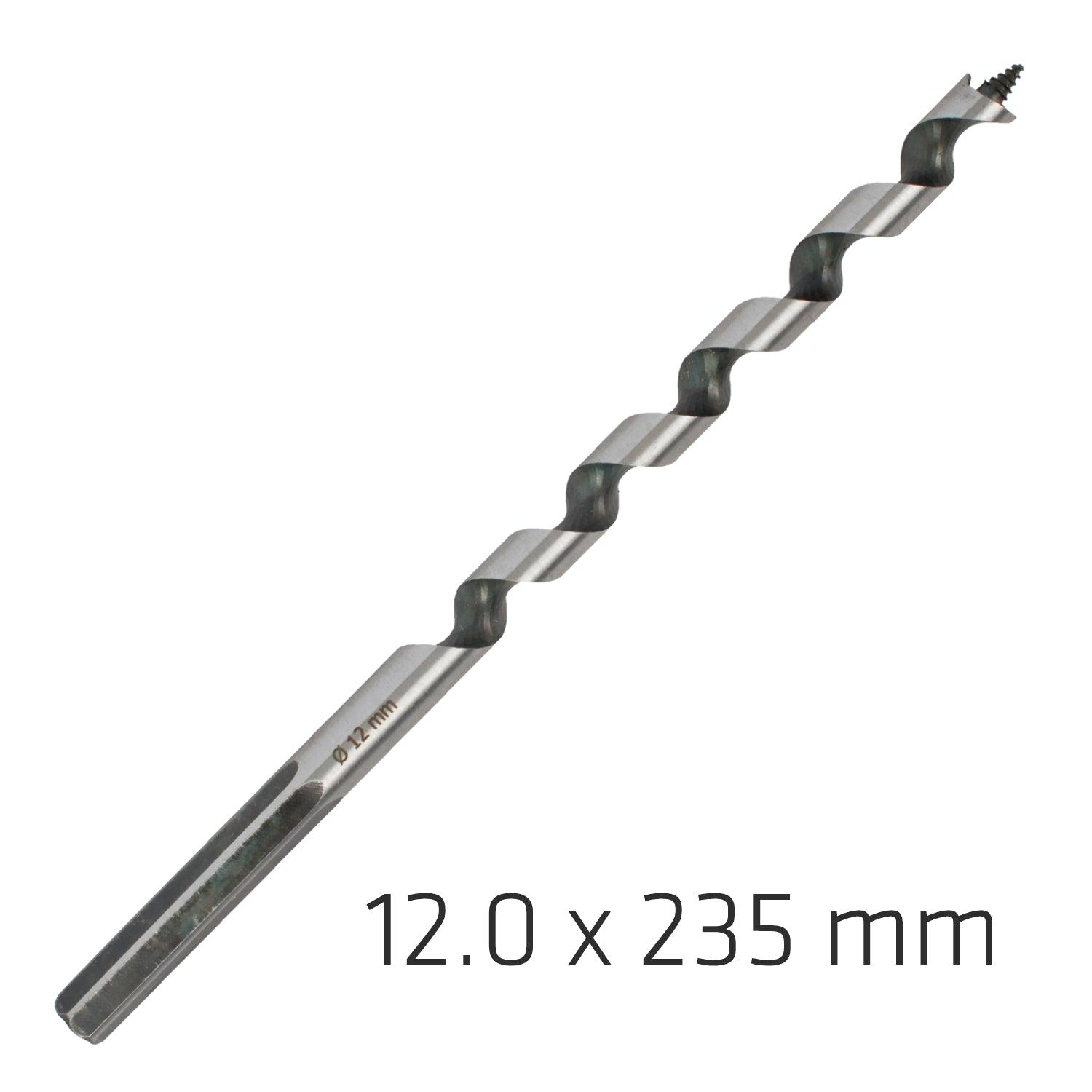 Wood Auger Drill Bit 12 X 235 Mm