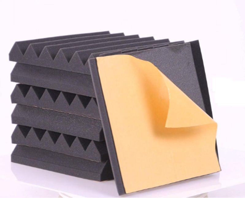 Echo-Less Self-Adhesive Wedge Acoustic Foam Panels 5cm (6 pack)