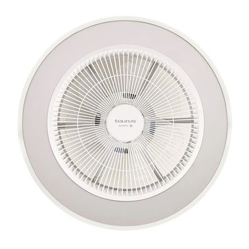 Taurus Fan Ceiling 7 Blade Plastic White 49cm 25W Fresko Invisible