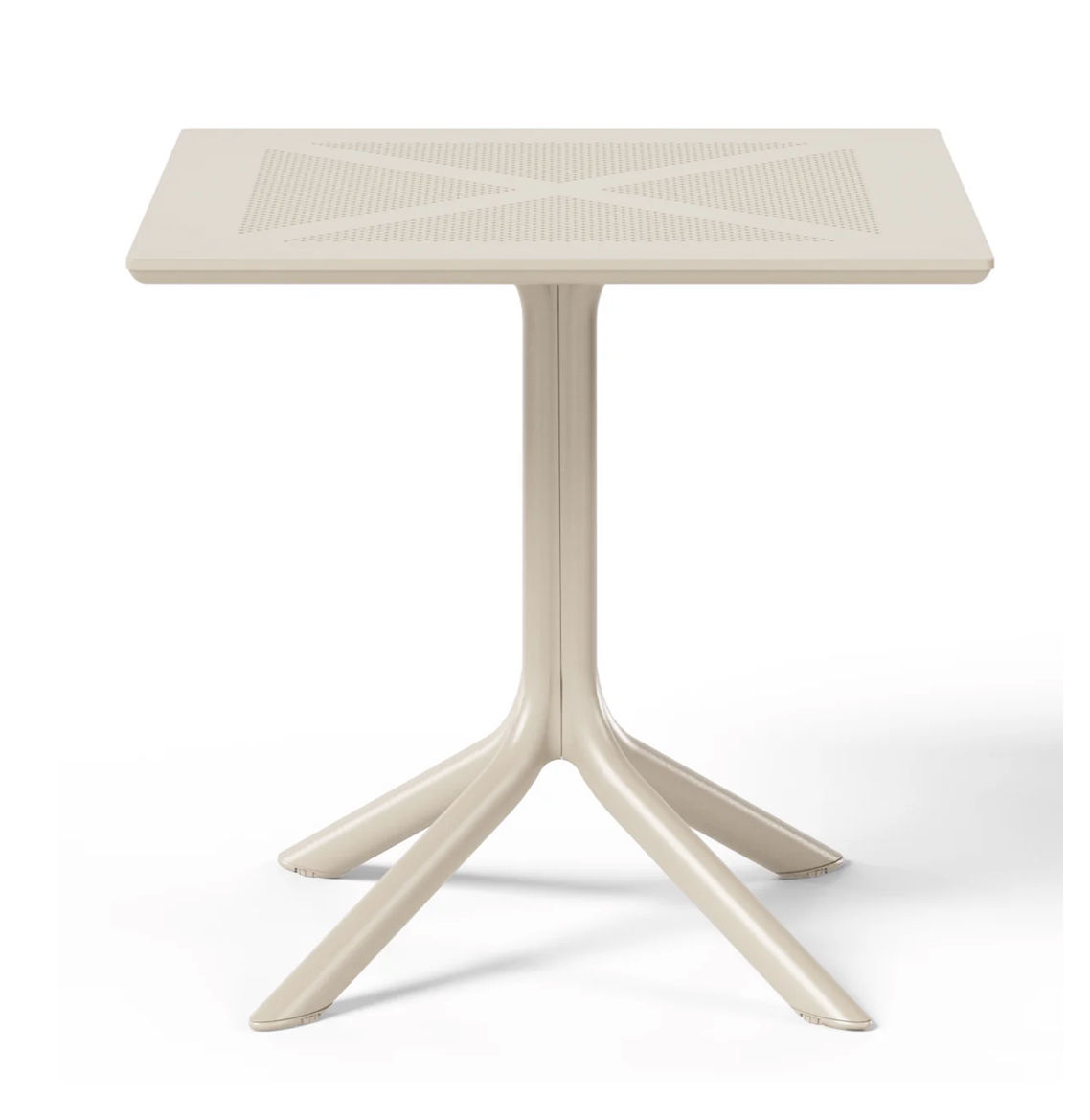 Modern Square PP Dining Table- BEIGE