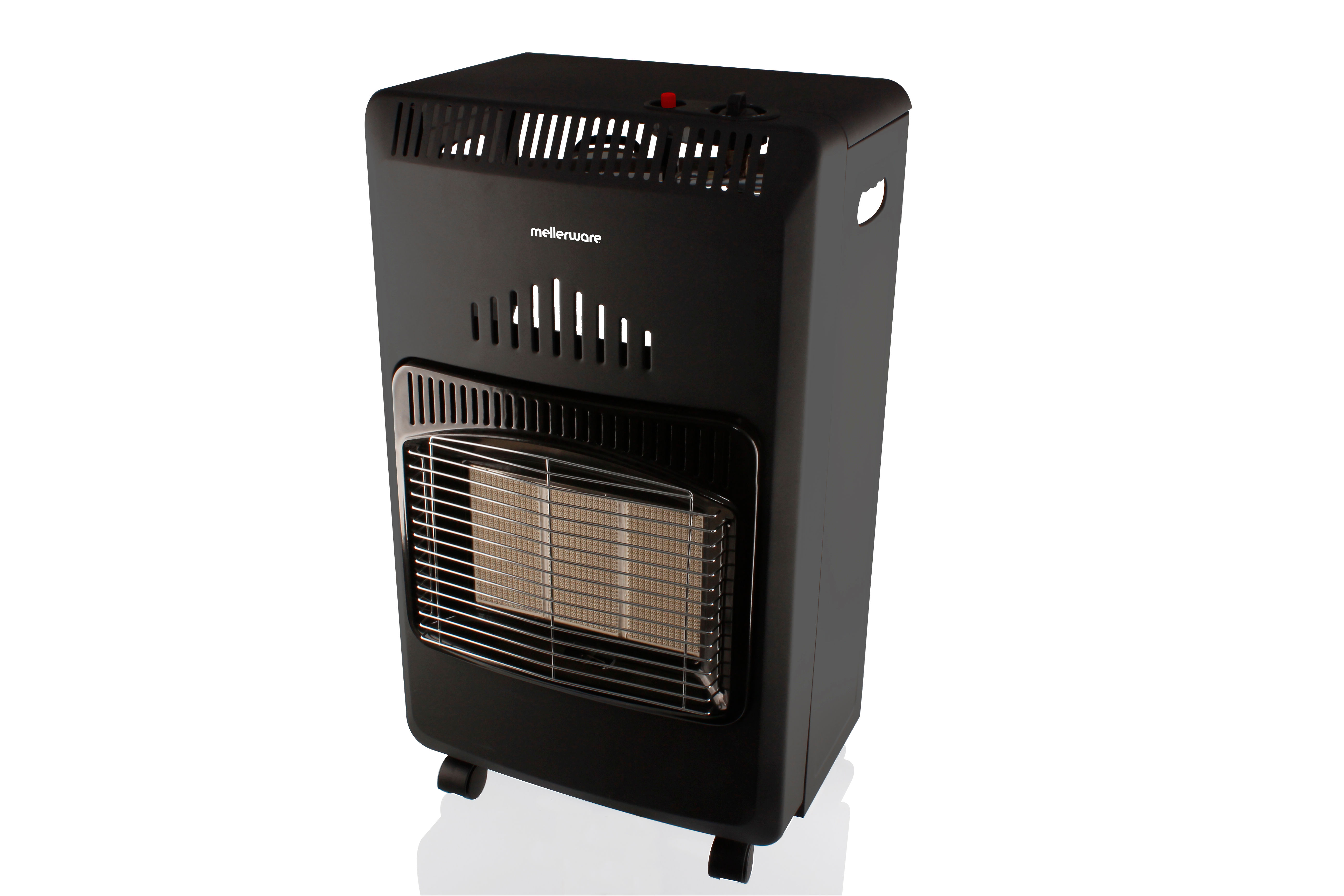 Gas Heater 3 Heat Settings MELLERWARE  Steel Black Quantum