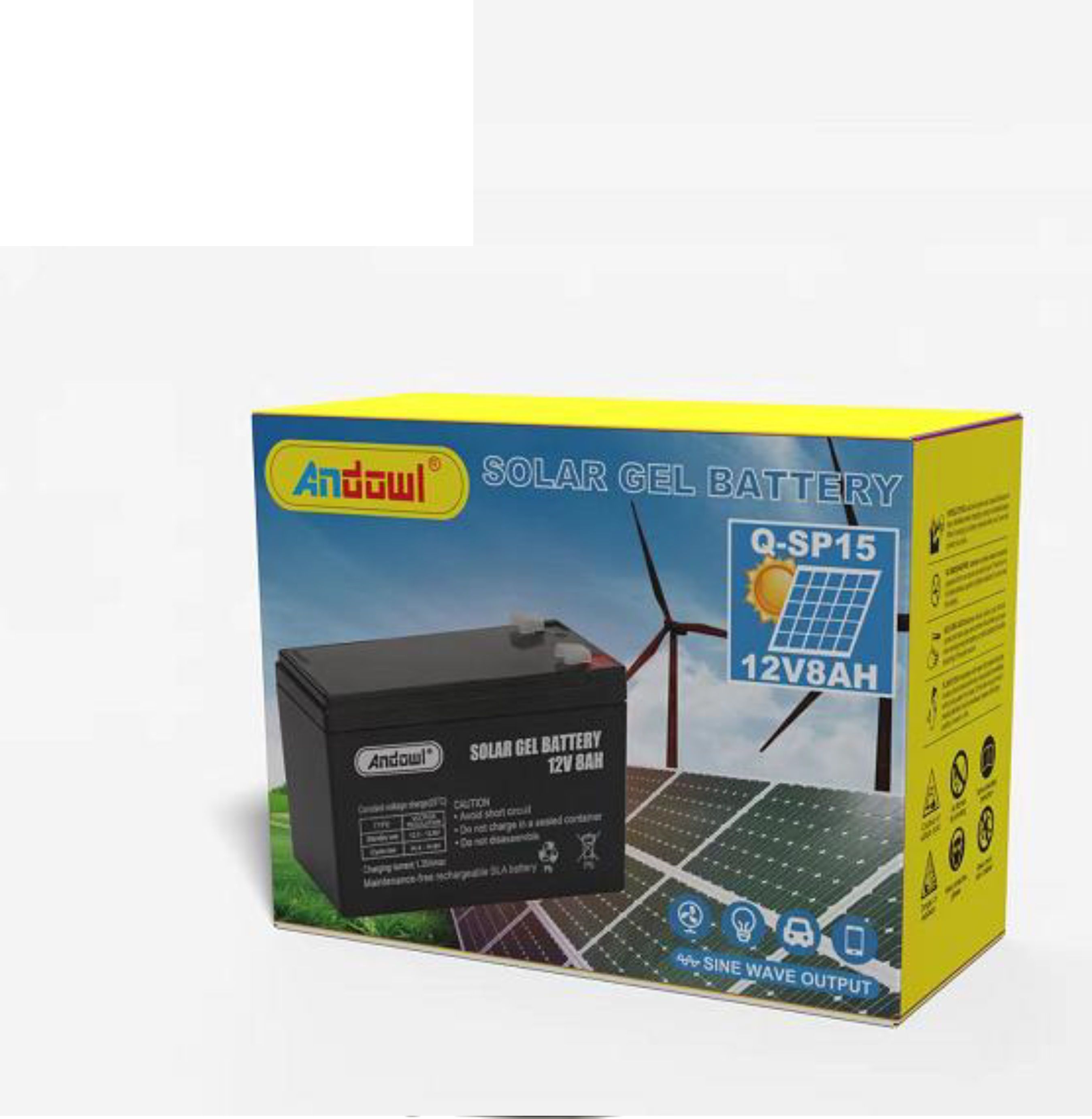 12V8AH Lead acid battery