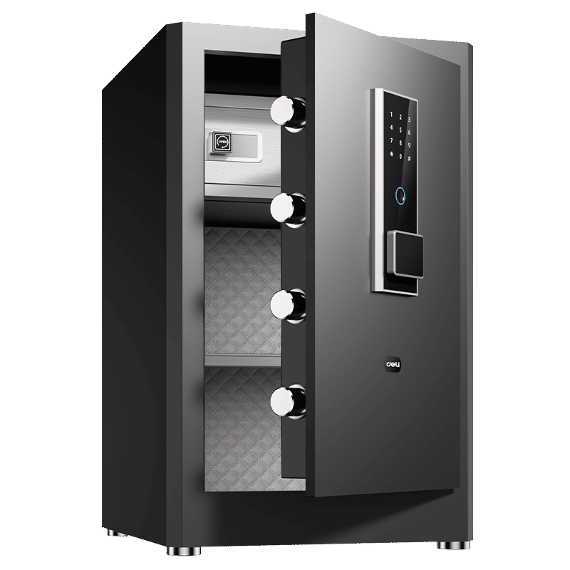 Deli Heavy Duty Carbon Steel Fingerprint & Digital Security Safe 60*38*36CM