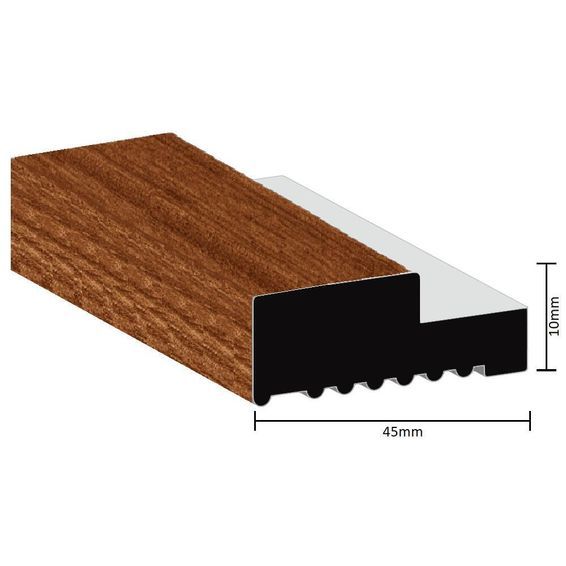 Starter Trim for Wall Slatted Panel Eco Friendly SUPREME MOULDINGS Bamboo T10mm x W45mm x L2400m