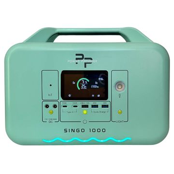 Singo 1000 Portable UPS Power Station - Mint Green