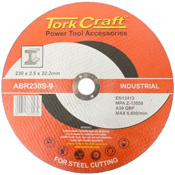 Cutting Disc Industrial Metal 230 X 2.5 X 22.2 Mm