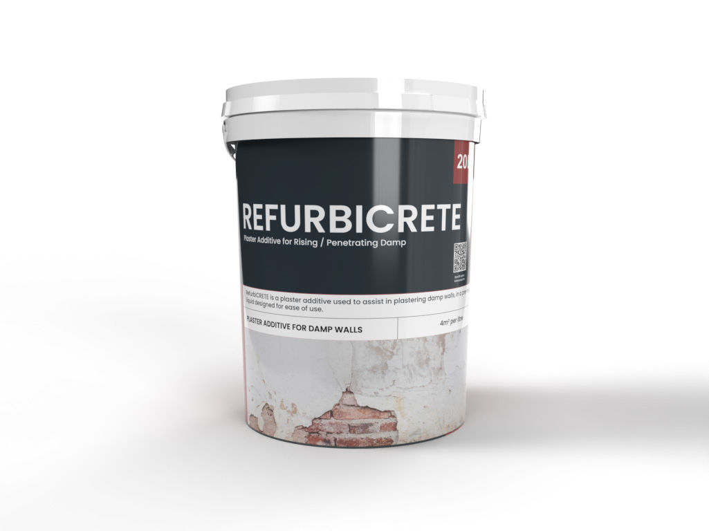 RefurbiCrete - Plaster Additive for Damp Bricks