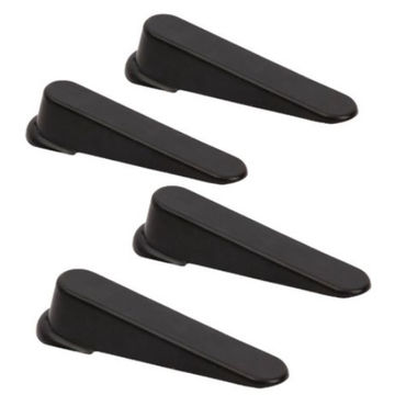 Dothome - Door Stopper / Door Wedges - Set of 4 (Black)