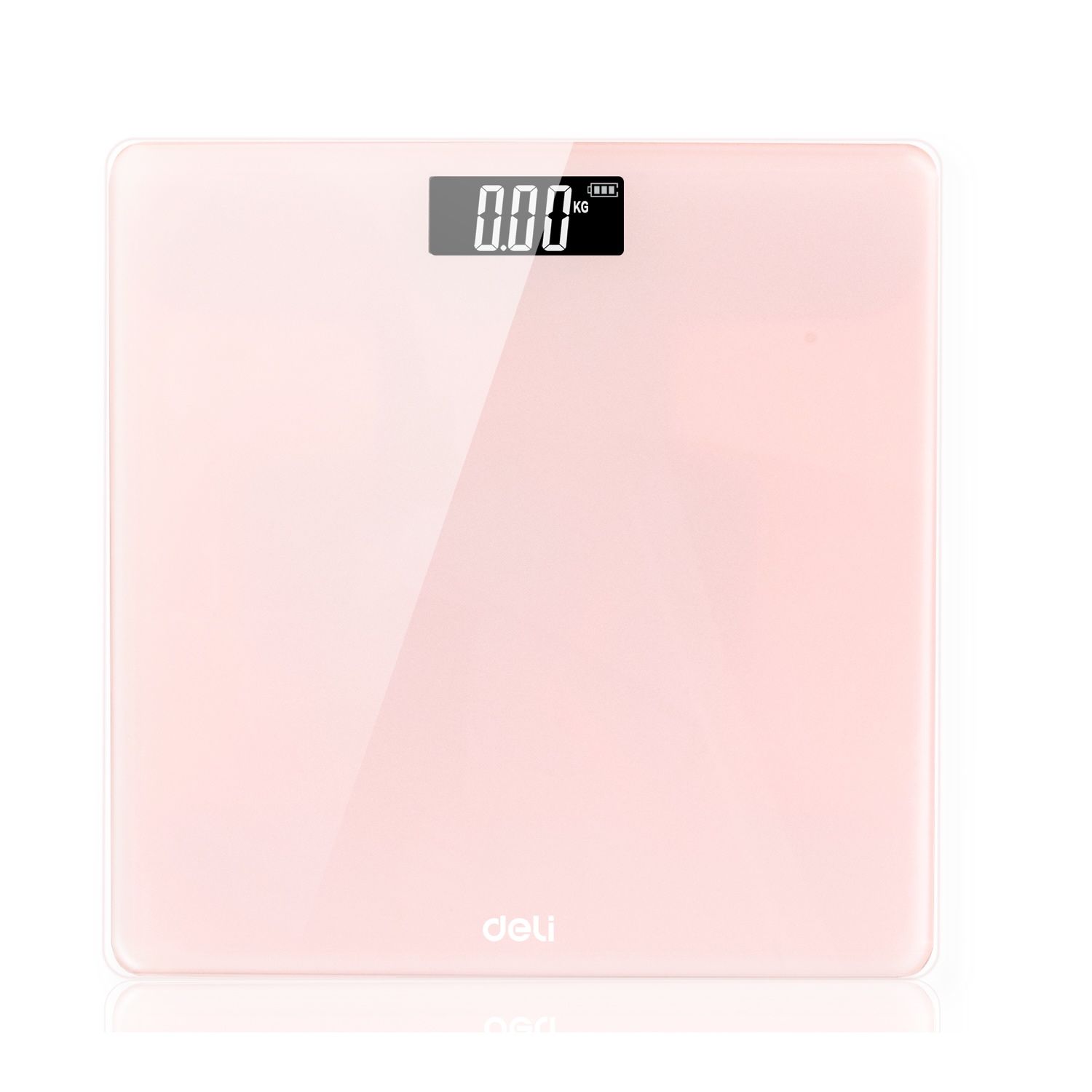 Deli Digital Weighing Scale with LCD Display Pink – Intelligent Sensor Switch