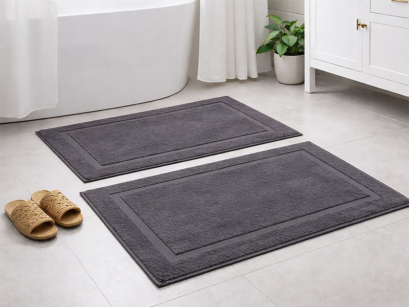 Hotel Collection 900GSM 50x80cms Bath Mats - 02 Pc Pack - Pavement