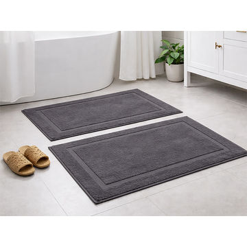 Hotel Collection 900GSM 50x80cms Bath Mats - 02 Pc Pack - Pavement