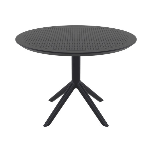 Siesta exclusive Sky 105 Round Dining Table - Black