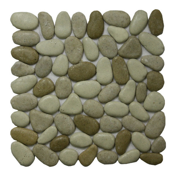 Mosaic Tile - Resin Sand River Pebble 300x300 (per sheet)