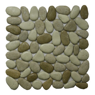 Mosaic Tile - Resin Sand River Pebble 300x300 (per sheet)