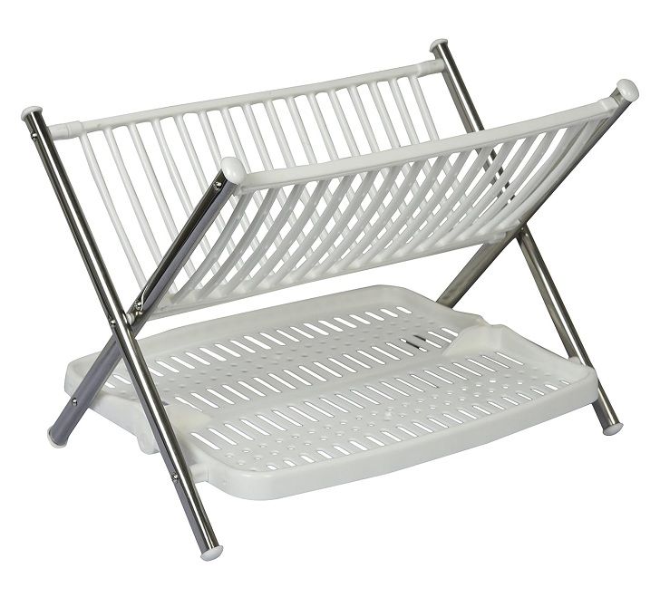 XF0888 Two Layer Foldable Kitchen Rack
