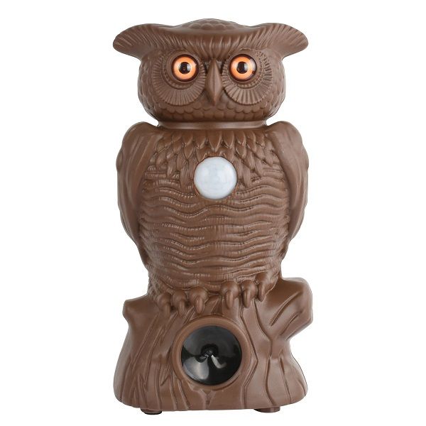 Owl Alert Motion Sensor & Ultrasonic Pest Repellent Statue