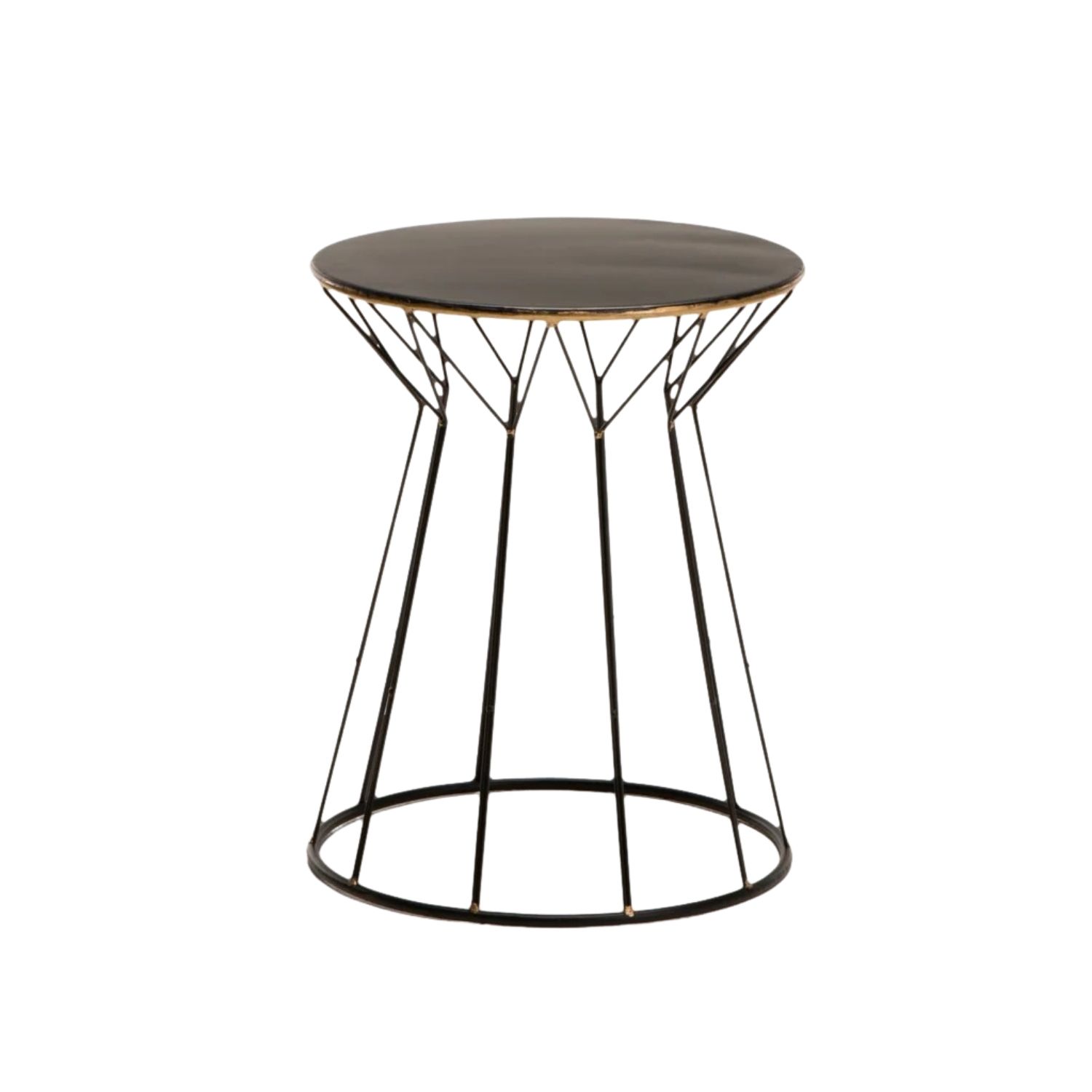 40cm Modern Metal Frame Side Table