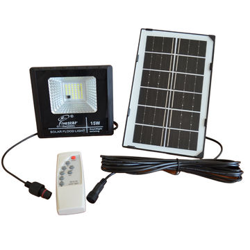 15W LED Solar Flood Light & Solar Panel