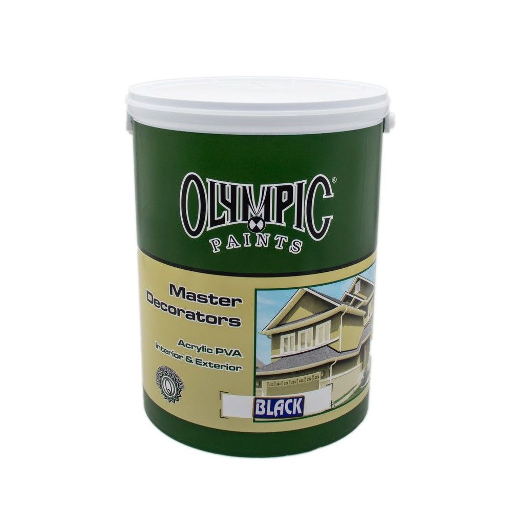 Olympic Paint Master Decorators 5LT Black