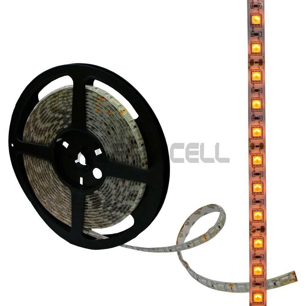 Strip light ORANGE p/metre (60 led) WATERPROOF (Driver not included)