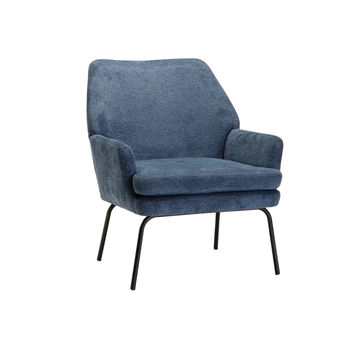 Vividitto - Vishaya  Fabric Chair - Blue
