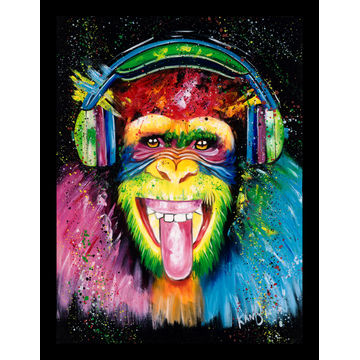 Paramount Mirrors & Prints - Canvas Art - Retro Monkey 1200 x 800