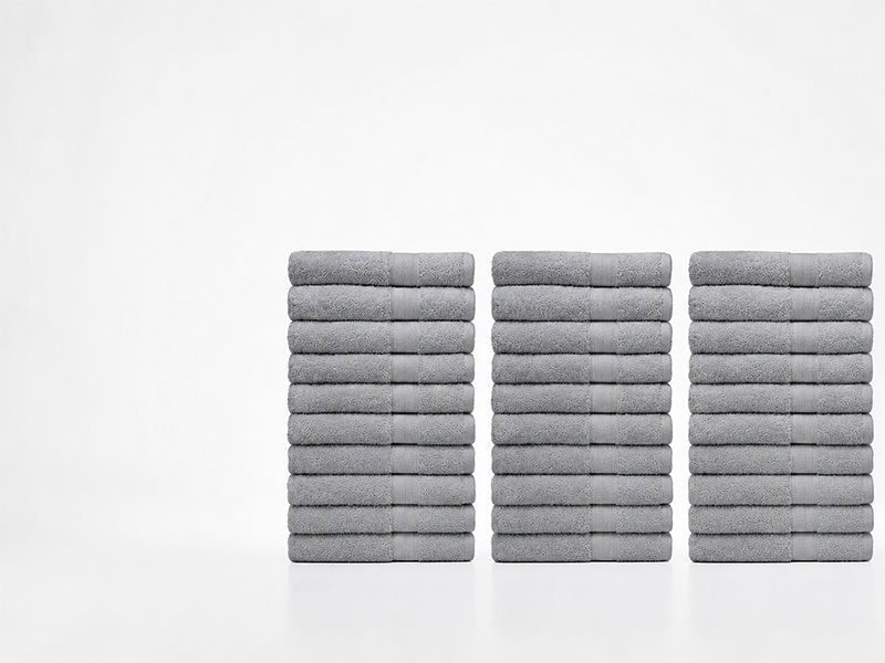 Plush 450GSM 70x130cms Bath Towels - High Rise (30pc Pack)