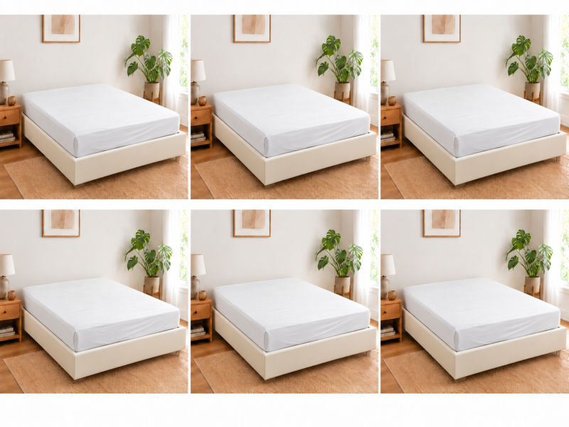 Premium Collection Soft Feel Fitted Sheet Optical WhiteCPT Super King XL(06 Piece Pack)