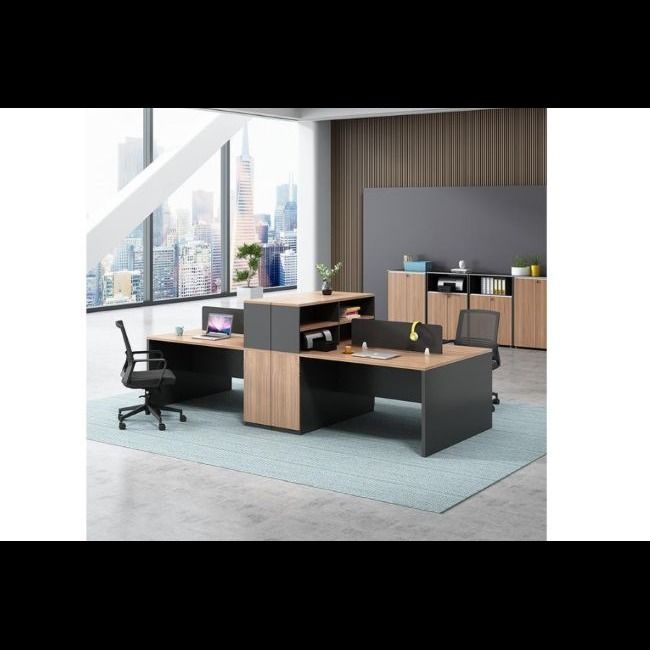 QandA Waze 2.4m 4 Seater Workstation