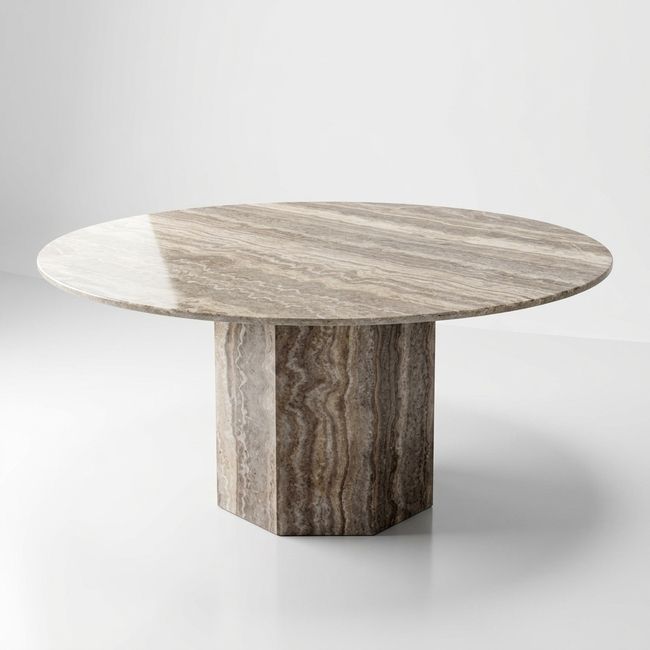KC FURN – Lucerne Marble Dining Table