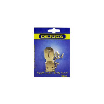 Dejuca - Hasp And Staple - W/screws - Bp - 100mm - L/d - 1/Card - 2 Pack