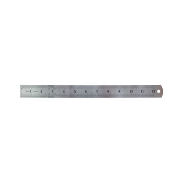 Stainless Steel Ruler - 300mm - 2 Pack