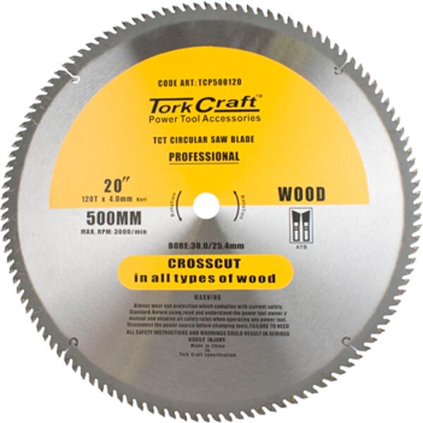 Blade Contractor 500 X 120T 30/1 Circular Saw Tct