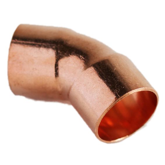 CAPILLARY ELBOW 45DEG 15MM PP
