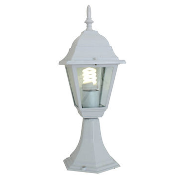 Eurolux - Lantern - 4 Panel - Pedestal - White - 2 Pack
