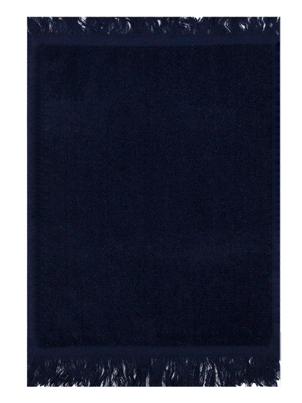 Recycled Yarn - Ocean's 380GSM - Fringe Towels - Navy (01 Piece Pack)
